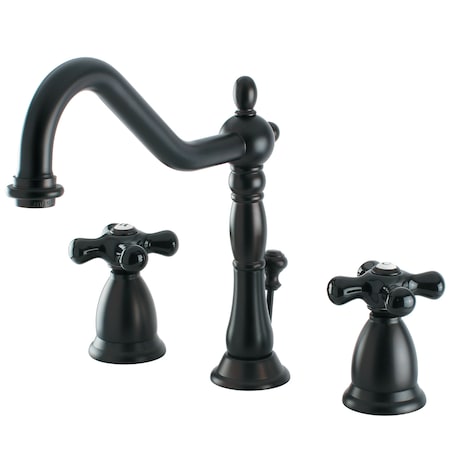 Kingston Brass 8" Widespread Bathroom Faucet, Oil Rubbed Bronze KS1995PKX